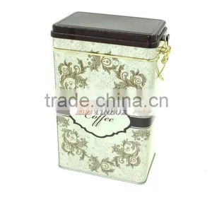 Retangular Metal Tin Boxes Sealed With Plastic Lid thumbnail-1