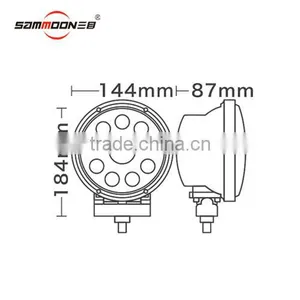 6 Inch 42W Round LED Head Light thumbnail-4