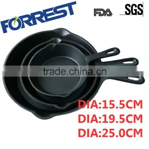 Seasoned Mini Cast Iron Cookware Frying Pan With Long Handle thumbnail-2