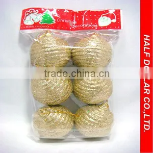 New Christmas Decoration For Plastic Ball Hanging/Six Pure Balls Each Set thumbnail-1