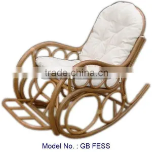 Antique Rattan Rocking Chair, Rattan Indoor Furniture, Rocking Chair For Living Room Furniture, Rattan Chair thumbnail-1
