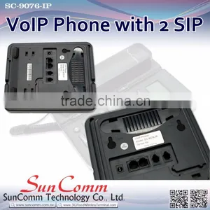 SC-9076-PE Cost Effective VoIP Phone With PoE 2 SIP Account thumbnail-3