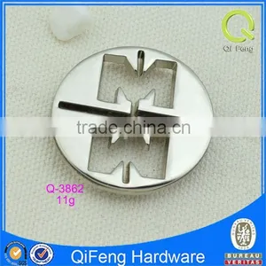 Q-2862 Custom Book Bag With Logo Metal Private Label Round Shape thumbnail-1