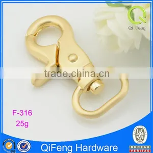 Handbag Chain Accessory Light Gold Color Snap Carabiner Hook thumbnail-1
