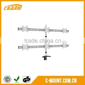 Table Mount tv Bracket for 10"-27", Wholesale Adjustable Height tv Bracket thumbnail-1