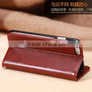 High Quality Leather Wallet Case Stand With Card Slot for IPhone 6 4.7" thumbnail-3