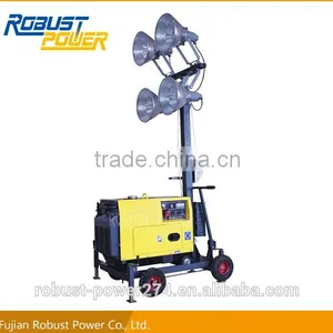 Maunal Mobile Light Tower China Factory thumbnail-3