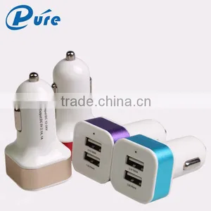 Wholesale Brand New Fashional Design 12v Solar Car Battery Charger 5V 2.1A Output 2 Usb Car Charger thumbnail-2