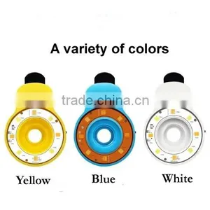 Universal Clip-On Selfie LED Light With Colored Filters And Camera Lens Kit For Smart Phones Tablets thumbnail-2