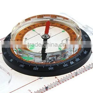 E015 Baseplate Ruler Scouts Camping Hiking Orienteering All in 1 Map Scale Compass thumbnail-5