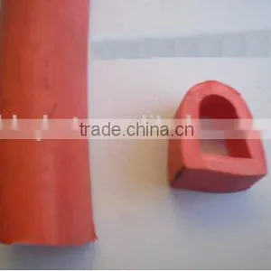 High Temperature High Elasticity Red Silicone Rubber Foam Gasket thumbnail-1