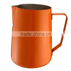 600ml Japanese Milk Pitcher Stainless Steel Milk Cup Tea Drinking Cup thumbnail-1