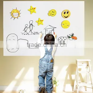 Kawachi Whiteboard Wall Sticker Removable Vinyl Sticker Decal With One Free Pen (45 x 200 Cm) thumbnail-1