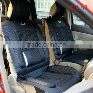 5-Seats Car Linum Usitatissimum Black Cute Car Seat Covers thumbnail-1