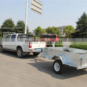 Top 1 Quality 8x5ft Hot Dipped Galvanized Heavy Duty Single Axle With Disc Brake Box Trailers thumbnail-2