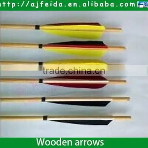 FD-16506 Uniform Spine Bamboo Arrow With Turkey Feather for Recurve Bow and Traditional Bow Shooting Arrow China Wholesale thumbnail-3