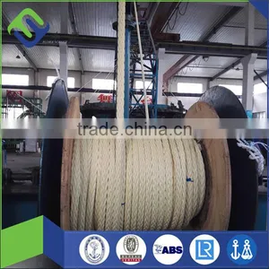 12-strand 56mm Ultra-high Molecular-weight Polyethylene Rope UHMWPE Rope for Towage and Salvage thumbnail-1
