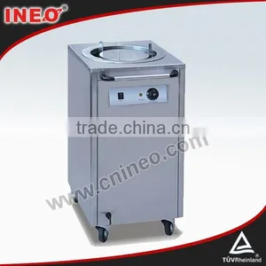 Restaurant Movable Stainless Steel Electric Plate Warmer Cart thumbnail-1