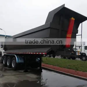 SINOTRUK 60 Tons Dump Truk Semi Trailer Cargo Trailer thumbnail-1