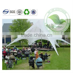 High Quality Cheap UV Protection White Tarpaulin Star Tensile Awning thumbnail-1