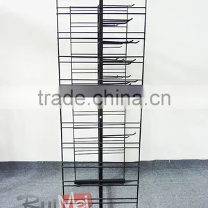 Metal Mobile 4 Sides Demountable Shoes Display Rack thumbnail-3
