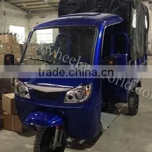 2014 China New Design 3 Wheel Gas Motor Scooter for Adults,3 Wheel Truck for Sale,closed Cabin Cargo Tricycle thumbnail-3