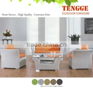 Outdoor Leisure Patio Synthetic Rattan Sofa thumbnail-1