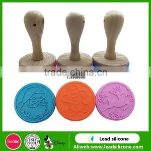 100% Food Grade Silicone Cookie Stamper With Fancy Design thumbnail-1