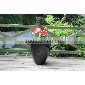 FO-217 Fiberglass Flower Garden Pot thumbnail-1