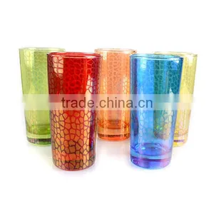 14oz Tall Water Glass Cup Christmas Holiday Cooler Drinking Glass thumbnail-2