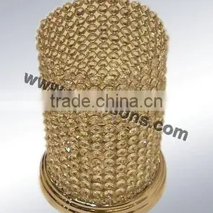Candle Holder/Crystal Beaded/crystal Votive thumbnail-1