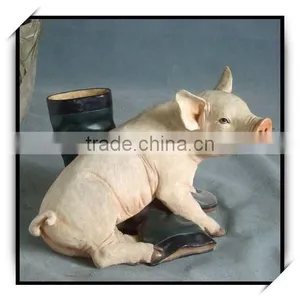 Outdoor Decor Resin Crafts Pig thumbnail-1