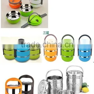 Stainless Steel18/8 Colorful Children Lunch Box/Tiffin Box/food Container With Mirror Polishing thumbnail-2