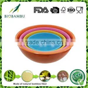 Hot Sales Biodegradable Bamboo Fiber Bowls/dinnerware Bowl Set thumbnail-1