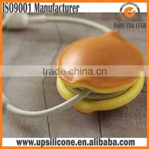 OEM Earphone Cord Winder/silicone Cable Holder thumbnail-1