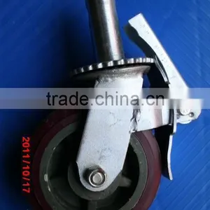 Adjustable Scaffold Caster Wheel Scaffold Swivel Caster 8 Inch thumbnail-1