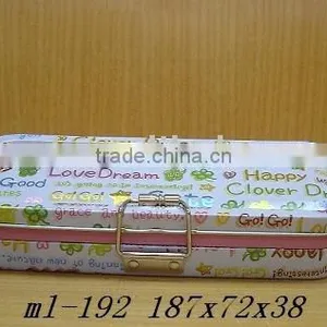 Two Layer Tin Pencil Box thumbnail-1