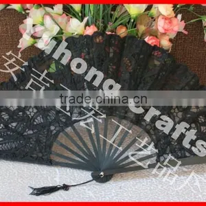 Beautiful Bamboo Lace Fan thumbnail-5