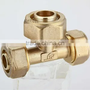 PEX PIPE FITTING REDUCING TEE thumbnail-1