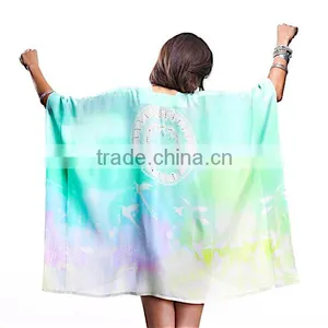 Smart Short Aqua Circle Box Kaftan Dress thumbnail-1