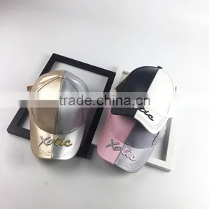 2017 New Style Assorted Colors PU Leather Fabric Baseball Cap thumbnail-5