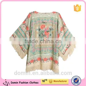 Ladies Fashion Printed Cardigan Kimono thumbnail-2