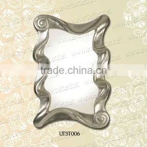 PU Fine Handmade Anqiue High-quality Decor Wall Mirrors thumbnail-4