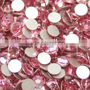 China Factory Wholesale Decorative Shiny Leed Free and Multi Size Cheap Loose Flat Back Strass Hot Fix Rhinestone for Garment thumbnail-1