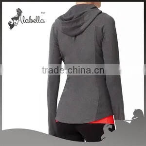 Wholesale Sports Zip up Hoodies Women Jackets Coats thumbnail-2