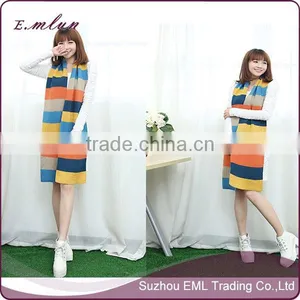 Wholesale Patchwork Knit Scarf/knit Fabric Scarf/knitted Scarf thumbnail-4