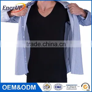 Men's Deep V-neck Sweat Proof Undershirt for Summer Sportswear thumbnail-6