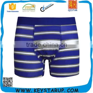 Sexy New Designed Men Cotton Fabric Shorts Boxers With Stripes Underwear for Man thumbnail-1