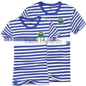 2016 Fashion Printed Stripe T-Shirt For Couple thumbnail-6