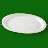 Biodegradable Pulp Elliptical Plate thumbnail-1